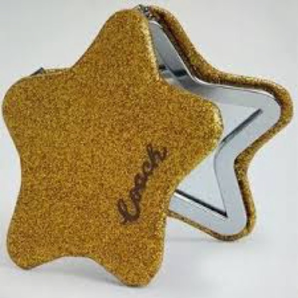 COACH Lip Card Case & Glitter Star Compact  Mirror (NWT) - Picture 3 of 5